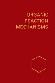 Tapa de Organic Reaction Mechanisms 1985