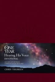 Tapa de One Year Hearing His Voice Devotional