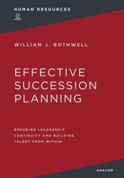 Tapa de Effective Succession Planning