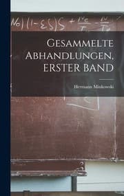 Tapa de Gesammelte Abhandlungen, ERSTER BAND