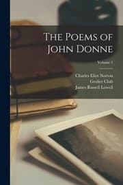 Tapa de Poems of John Donne; Volume 1