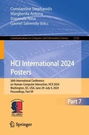 Tapa de HCI International 2024 Posters