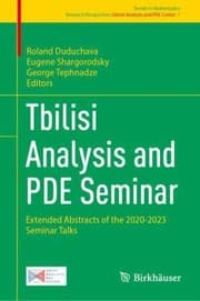 Tapa de Tbilisi Analysis and PDE Seminar
