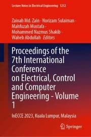 Tapa de Proceedings of the 7th International Conference on Electrical, Control and Computer Engineering - Volume 1