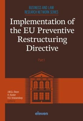 Tapa de Implementation of the EU Preventive Restructuring Directive