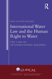 Tapa de International Water Law and the Human Right to Water
