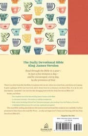 Tapa de Daily Devotional Bible KJV [Tangerine Tea Time]