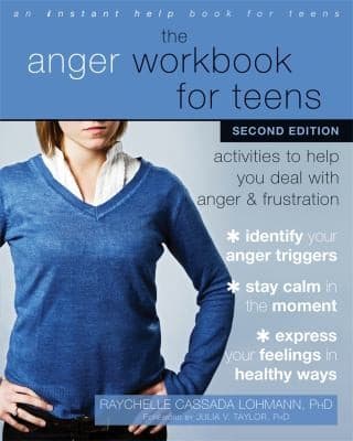 Tapa de Anger Workbook for Teens