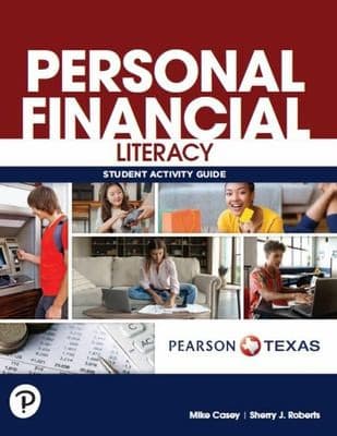 Tapa de Student Math Workbook for Personal Financial Literacy