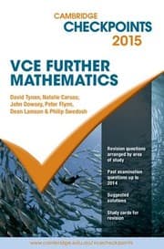 Tapa de Cambridge Checkpoints VCE Further Mathematics 2015