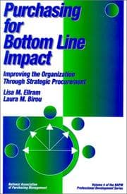 Tapa de Purchasing for bottom line impact