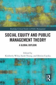 Tapa de Social Equity and Public Management Theory