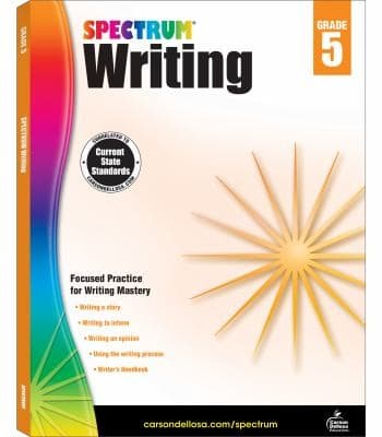 Tapa de Spectrum Writing, Grade 5