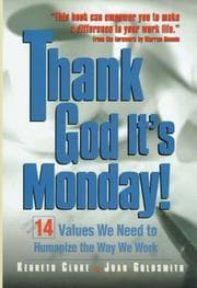 Tapa de Thank God It's Monday!