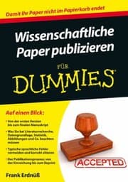 Tapa de Wissenschaftliche Paper Publizieren F&uuml;r Dummies