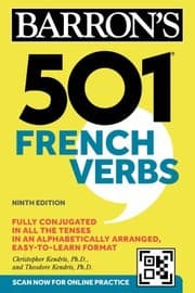 Tapa de 501 French Verbs, Ninth Edition