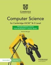Tapa de Cambridge IGCSE(tm) and o Level Computer Science Programming Book for Microsoft® Visual Basic with Digital Access (2 Years)