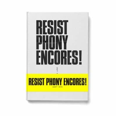 Tapa de Resist Phony Encores!