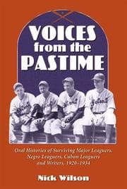 Tapa de Voices from the Pastime