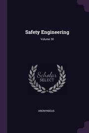 Tapa de Safety Engineering; Volume 30