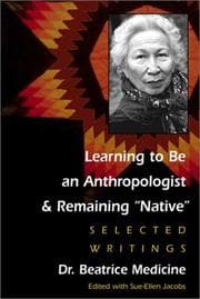 Tapa de LEARNING TO BE AN ANTHROPOLOGIST