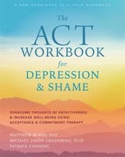 Tapa de ACT Workbook for Depression and Shame