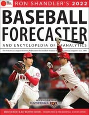Tapa de Ron Shandler's 2022 Baseball Forecaster