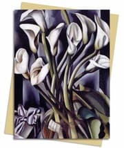 Tapa de Tamara de Lempicka : Arums Greeting Card Pack