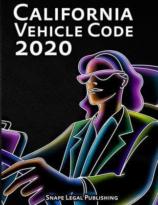 Tapa de California Vehicle Code 2020