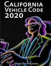 Tapa de California Vehicle Code 2020