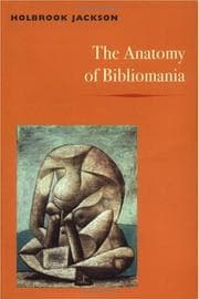 Tapa de The anatomy of bibliomania