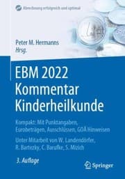 Tapa de EBM 2022 Kommentar Kinderheilkunde : Kompakt