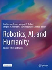 Tapa de Robotics, AI, and Humanity