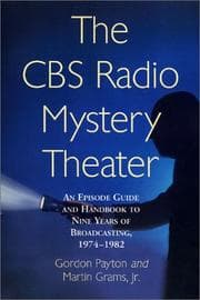 Tapa de CBS Radio Mystery Theater