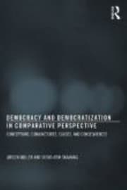 Tapa de Democracy and democratization in comparative perspective