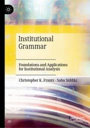 Tapa de Institutional Grammar