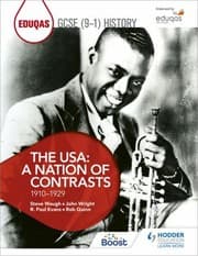 Tapa de Eduqas GCSE History the USA