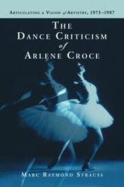 Tapa de Dance Criticism of Arlene Croce