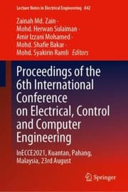 Tapa de Proceedings of the 6th International Conference on Electrical, Control and Computer Engineering