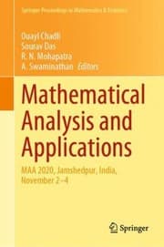 Tapa de Mathematical Analysis and Applications
