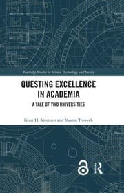 Tapa de Questing Excellence in Academia