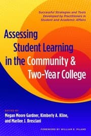 Tapa de Assessing Student Learning in the Community and Two-Year College