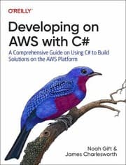 Tapa de Developing on AWS with C#