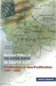 Tapa de Nuclear policy of the United States in South Asia