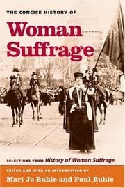 Tapa de The concise history of woman suffrage