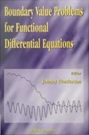 Tapa de Boundary Value Problems for Functional Differential Equations