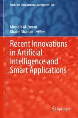 Tapa de Recent Innovations in Artificial Intelligence and Smart Applications
