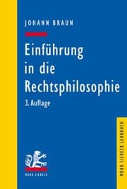 Tapa de Einführung in die Rechtsphilosophie
