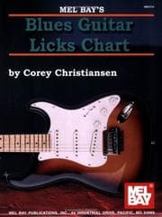 Tapa de Mel Bay Blues Guitar Licks Chart
