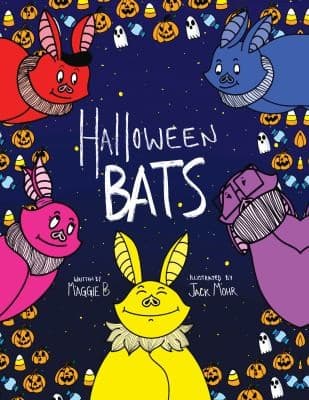 Tapa de Halloween Bats